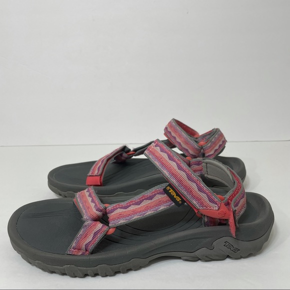 Teva Hurricane XLT Sandals 4176 Gray and Pink - Picture 4 of 13